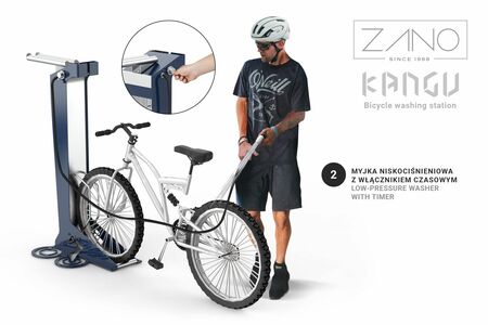 Prezentare grafica statie de spalare biciclete